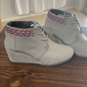 TOMS Wedge Booties